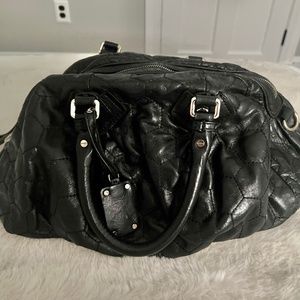 AUTH Vintage Marc Jacobs Quilted Hand/Shoulder bag, Black, RETIRED